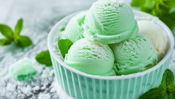 Frozen Vanilla Mints