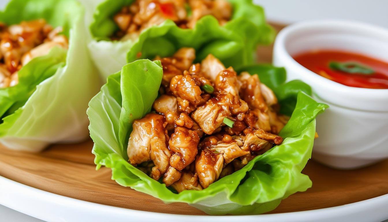 Chicken Stir Fry Lettuce Wrap